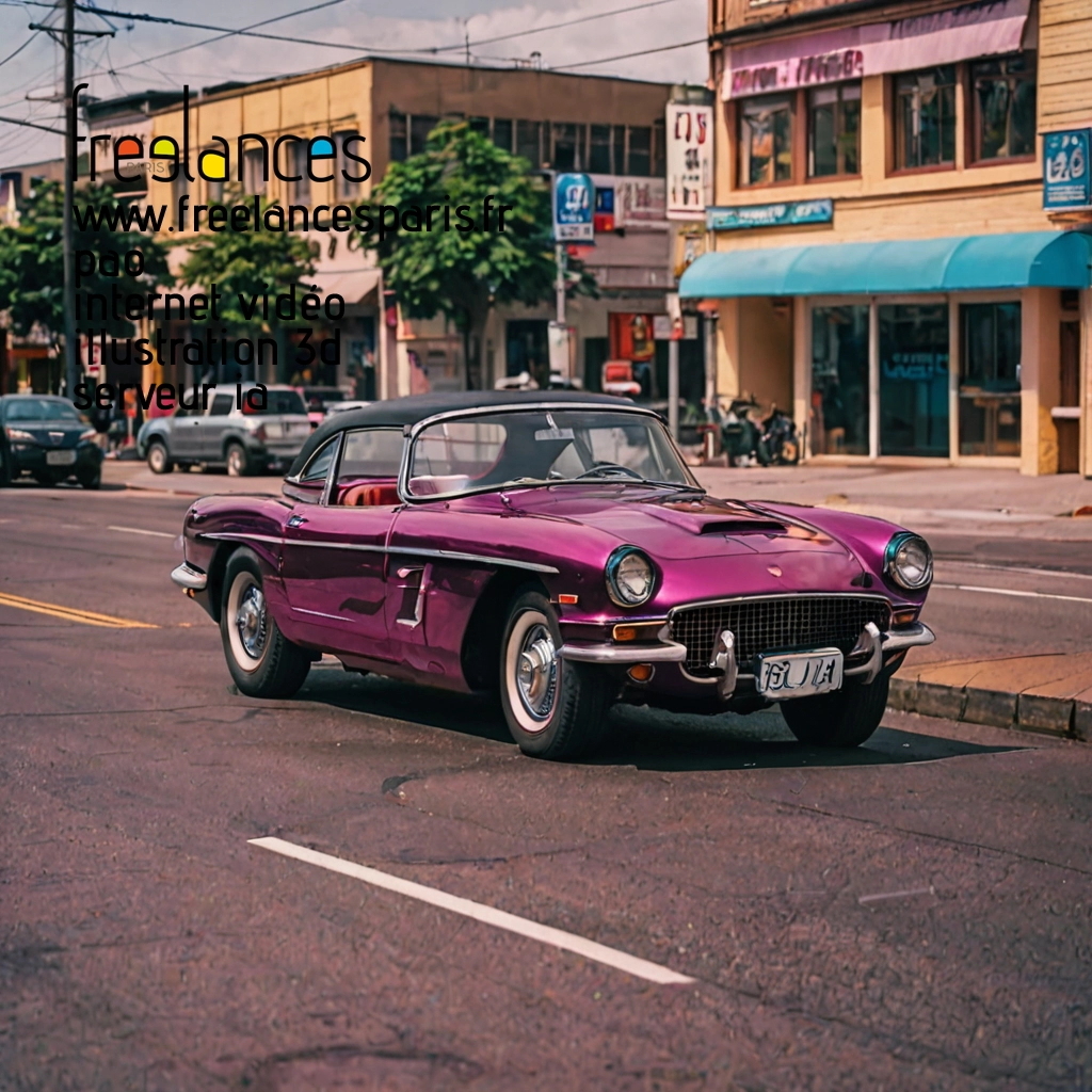 Pao mise en page internet vidéo illustration 3d serveur IA générative AI freelance paris studio de création magazines bhzzf0b0